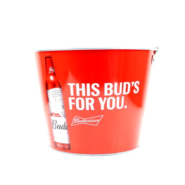 Brand new Budweiser Ice Bucket ¦ Red Grab Some Buds Design